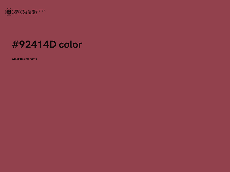 #92414D color image