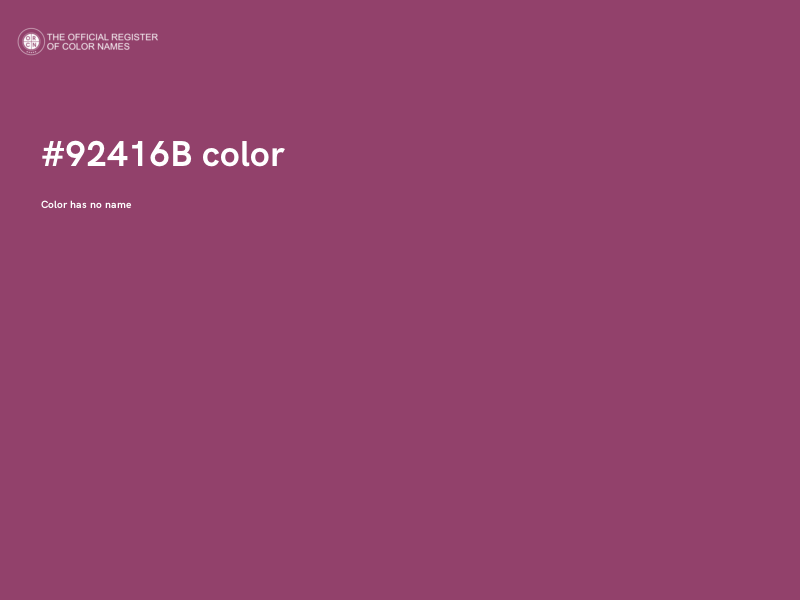#92416B color image