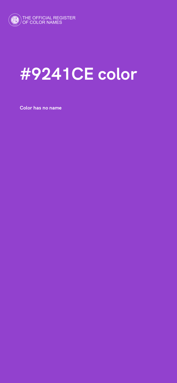 #9241CE color image