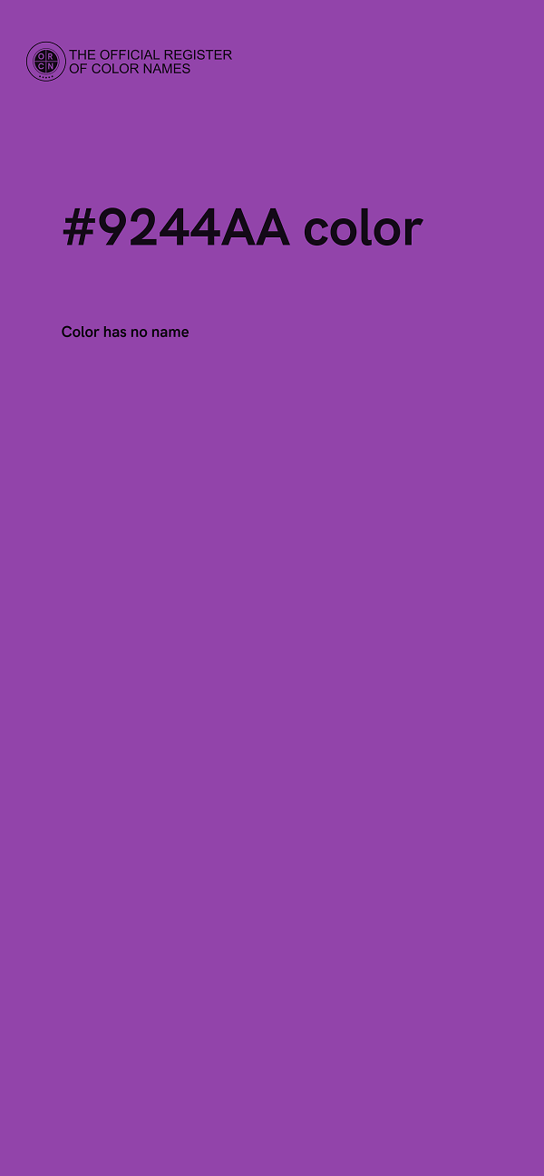#9244AA color image