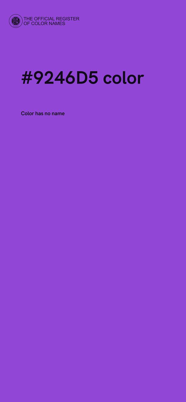 #9246D5 color image