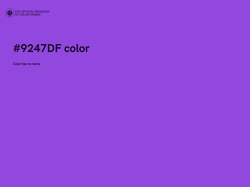 #9247DF color image