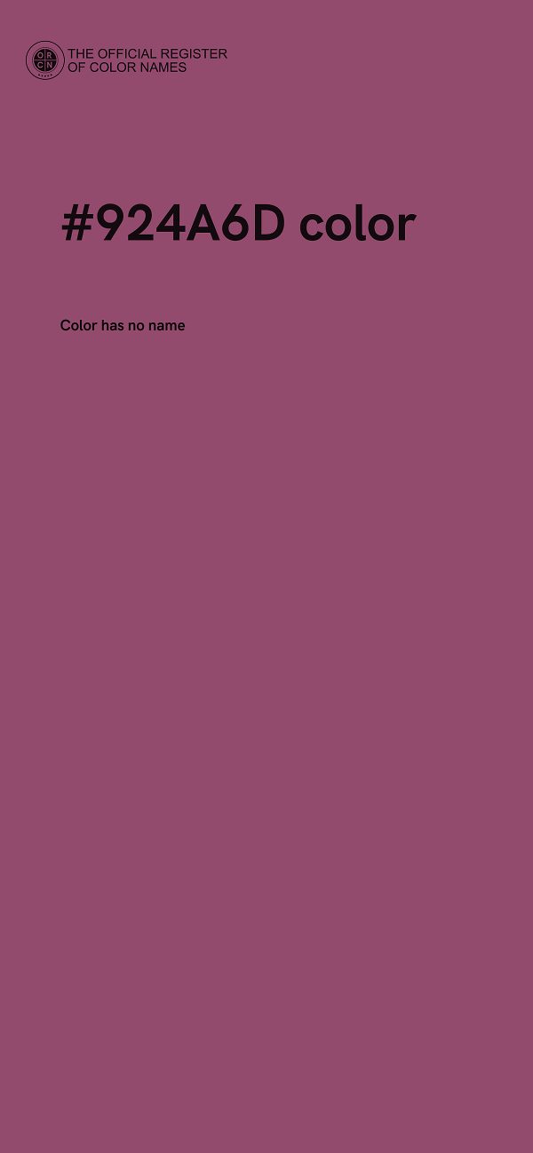#924A6D color image