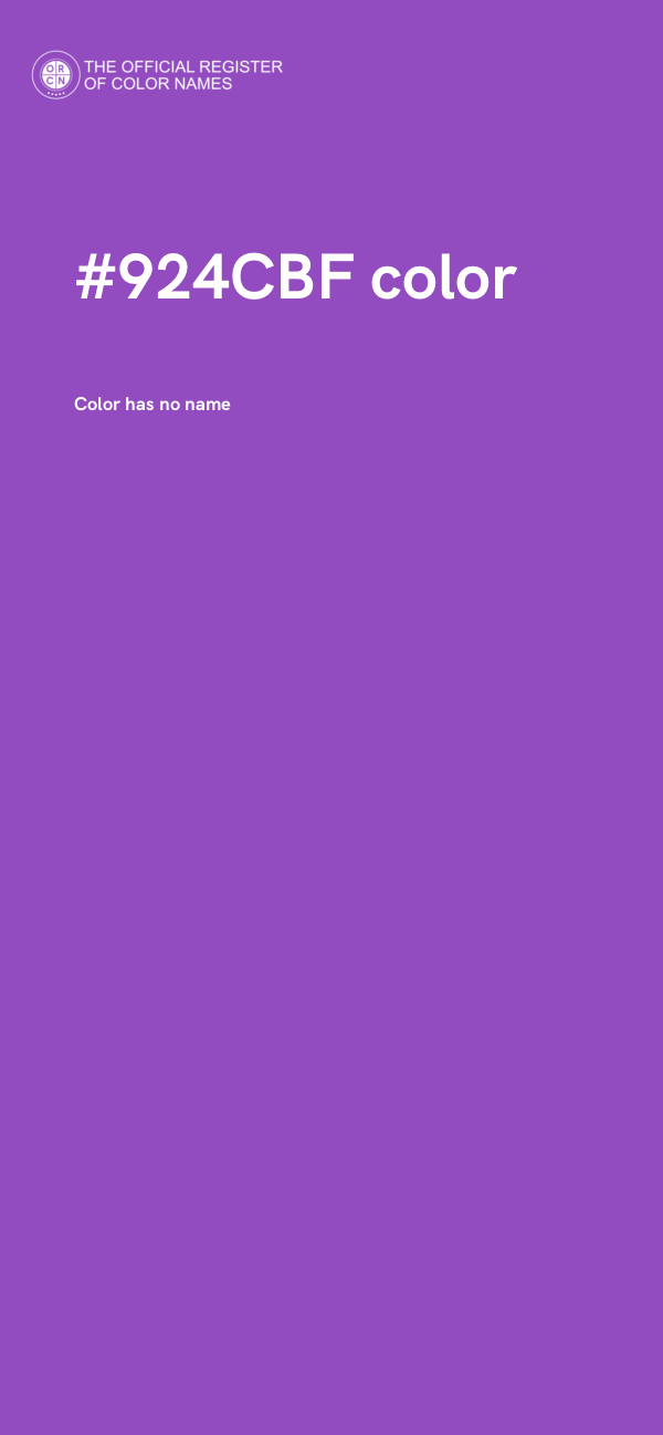 #924CBF color image