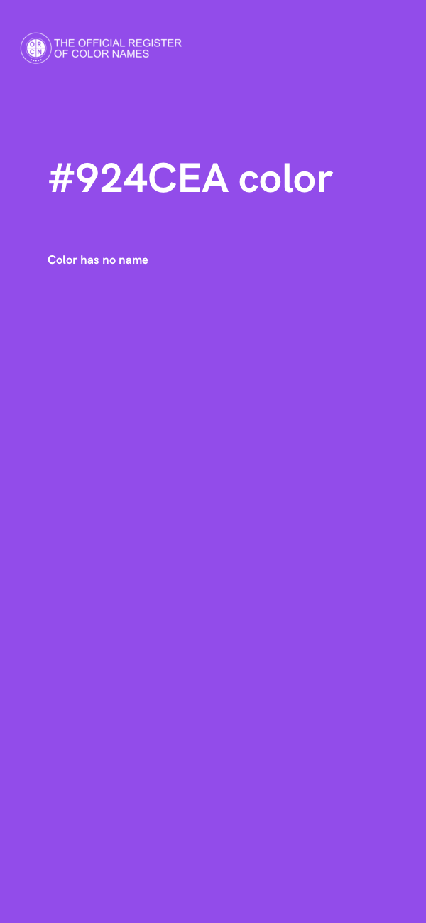 #924CEA color image