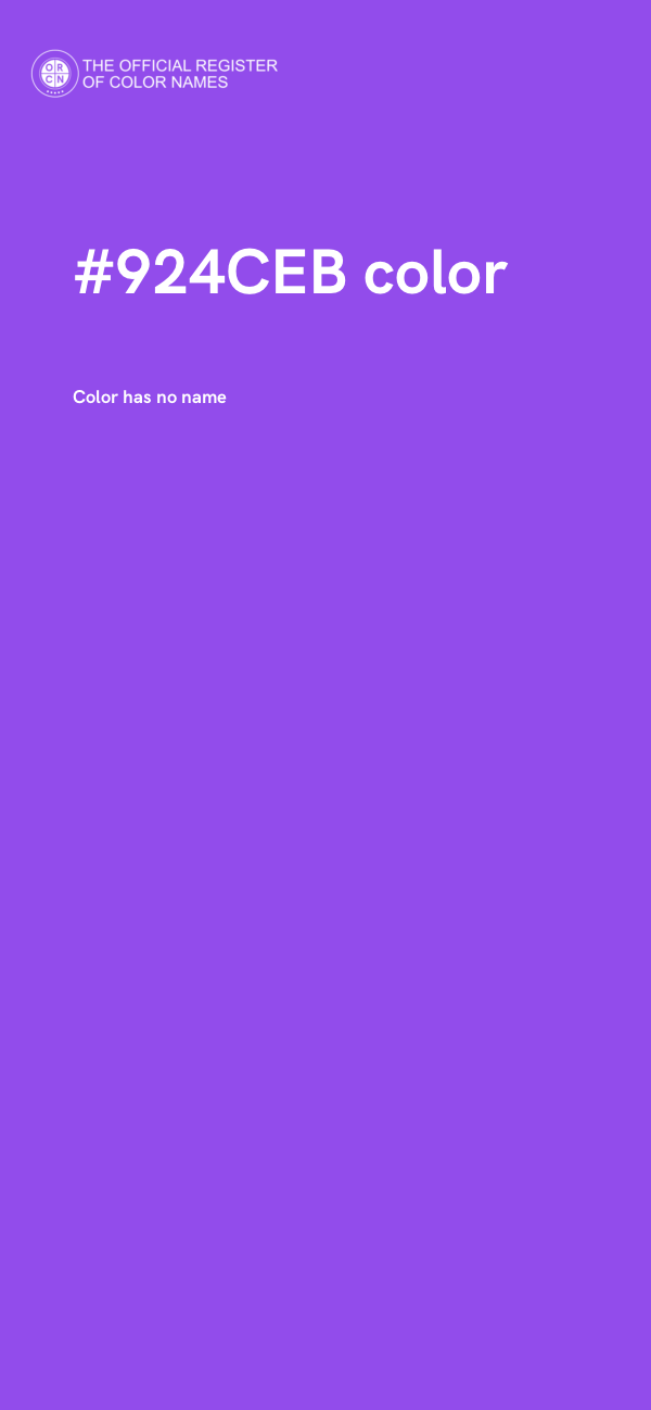 #924CEB color image