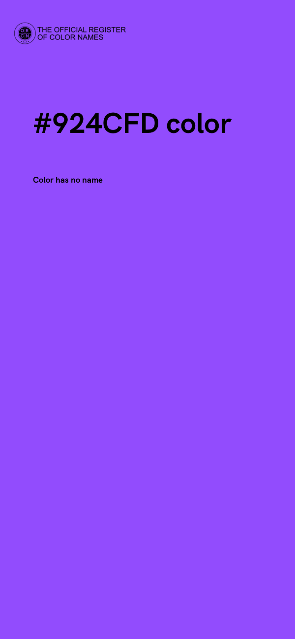 #924CFD color image
