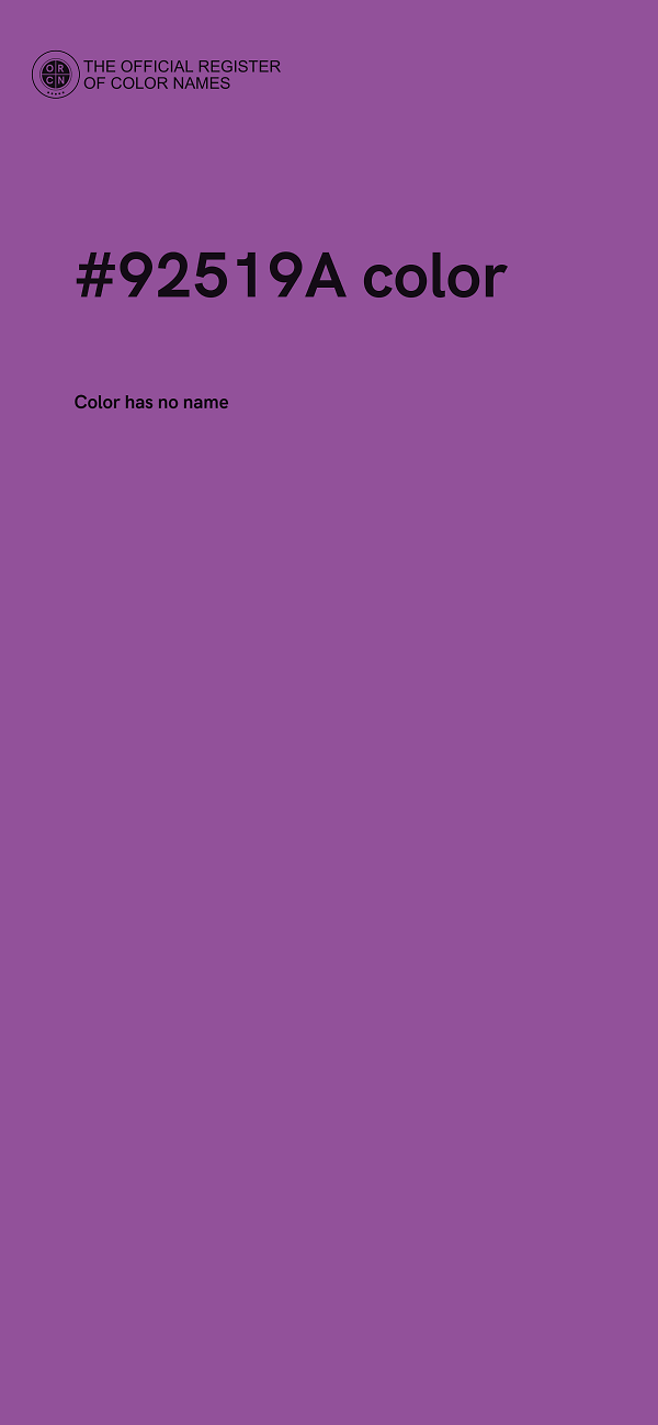 #92519A color image