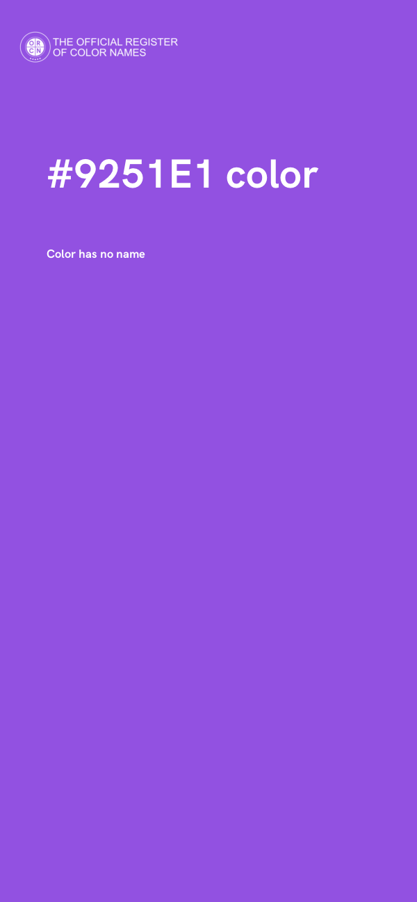 #9251E1 color image