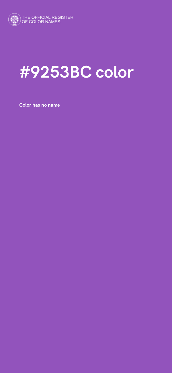 #9253BC color image