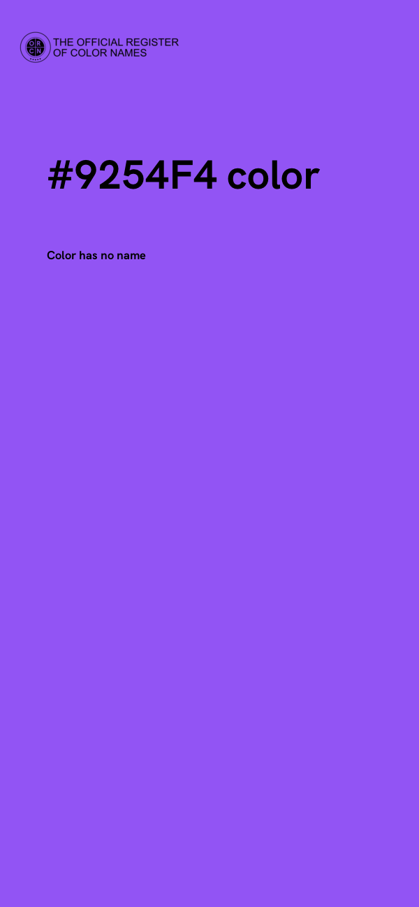 #9254F4 color image