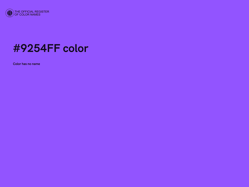 #9254FF color image