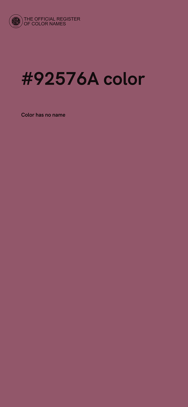 #92576A color image