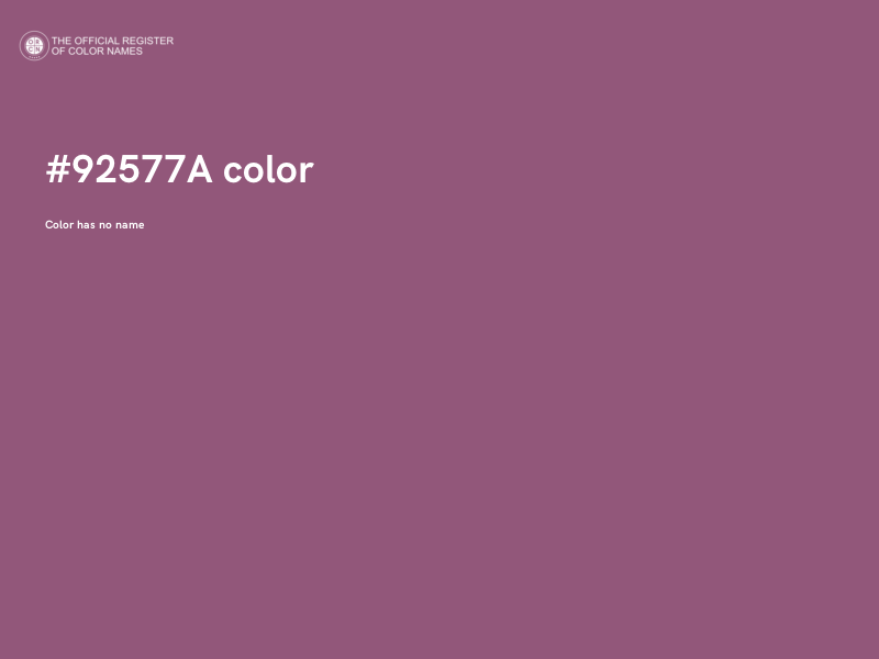 #92577A color image