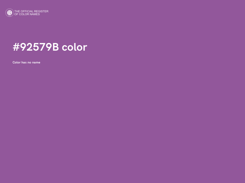#92579B color image