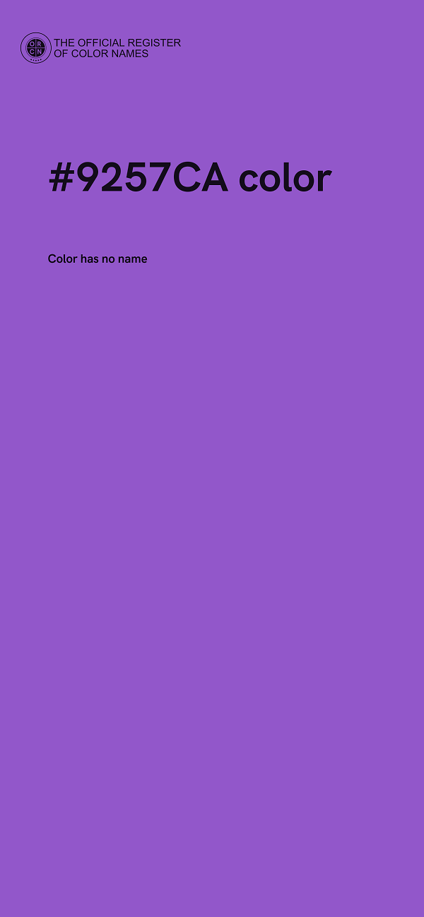#9257CA color image
