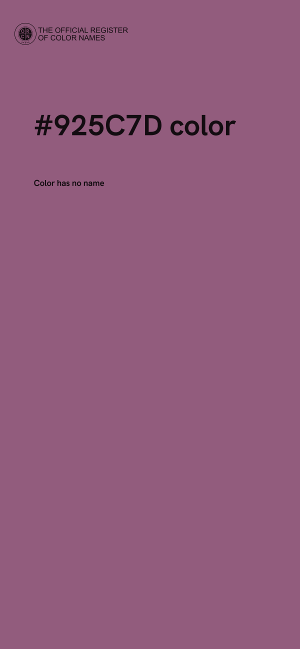 #925C7D color image