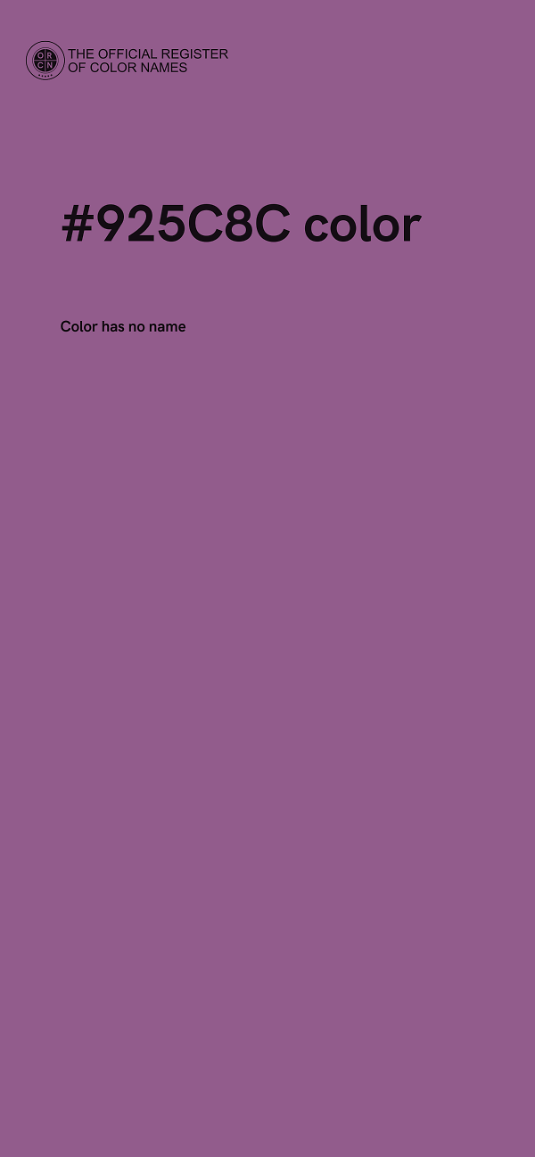 #925C8C color image