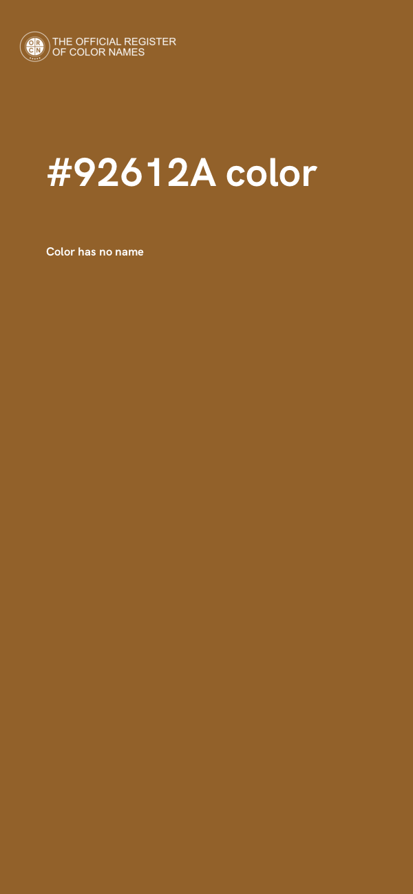 #92612A color image