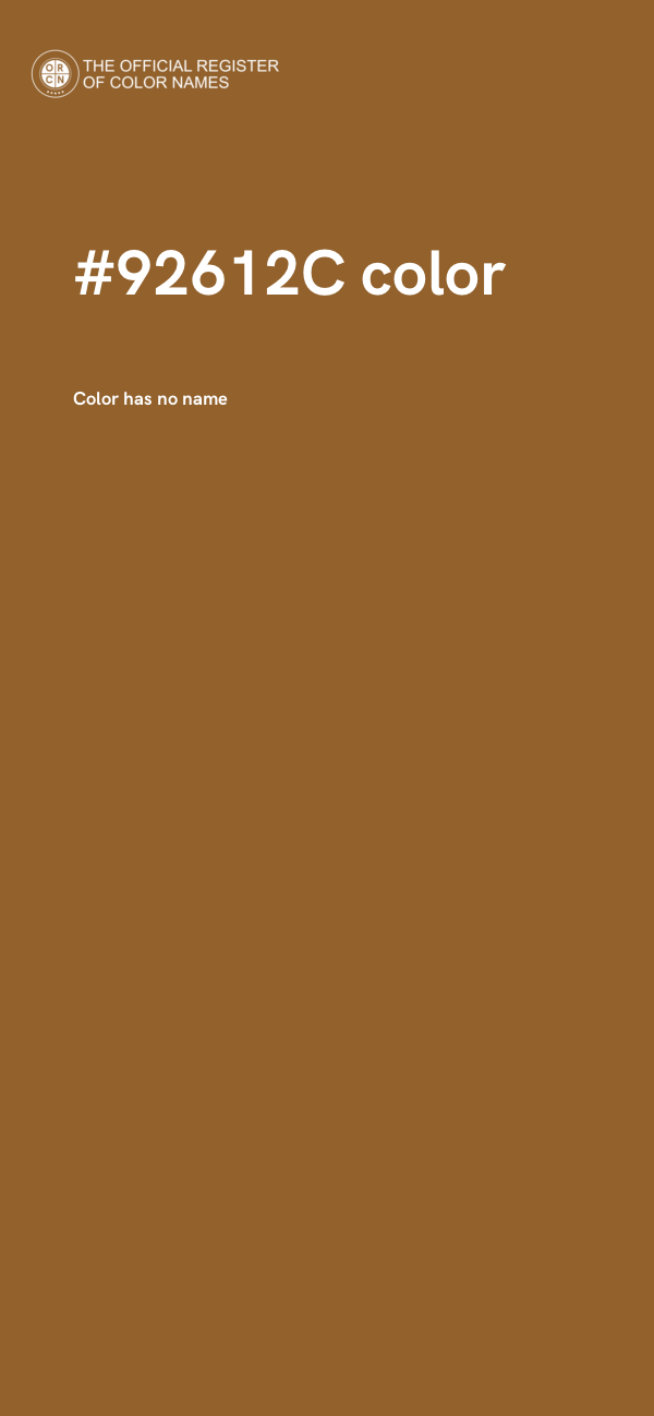 #92612C color image