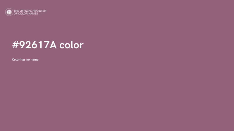 #92617A color image