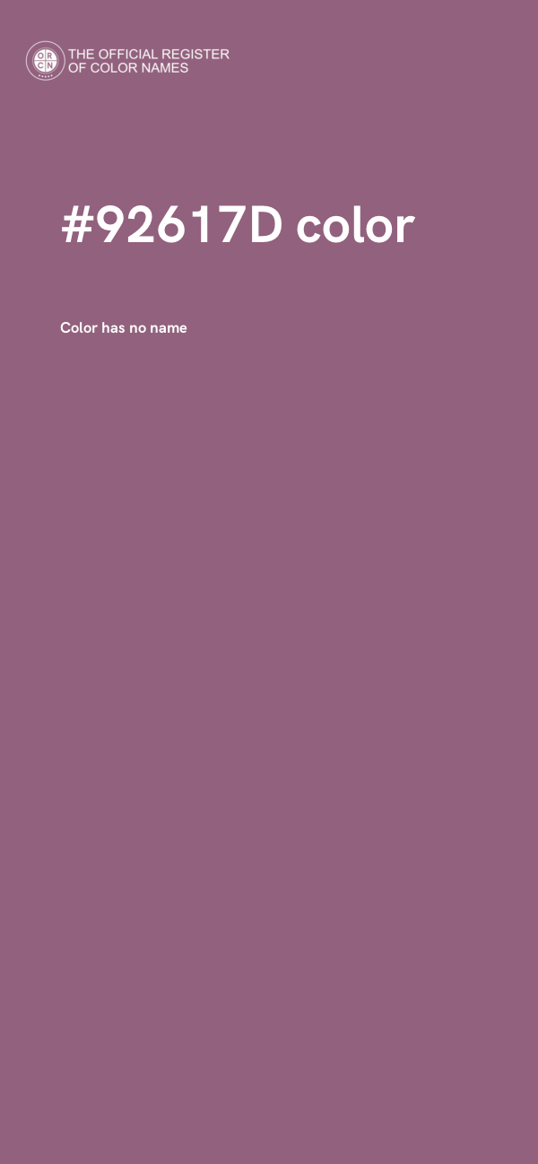 #92617D color image