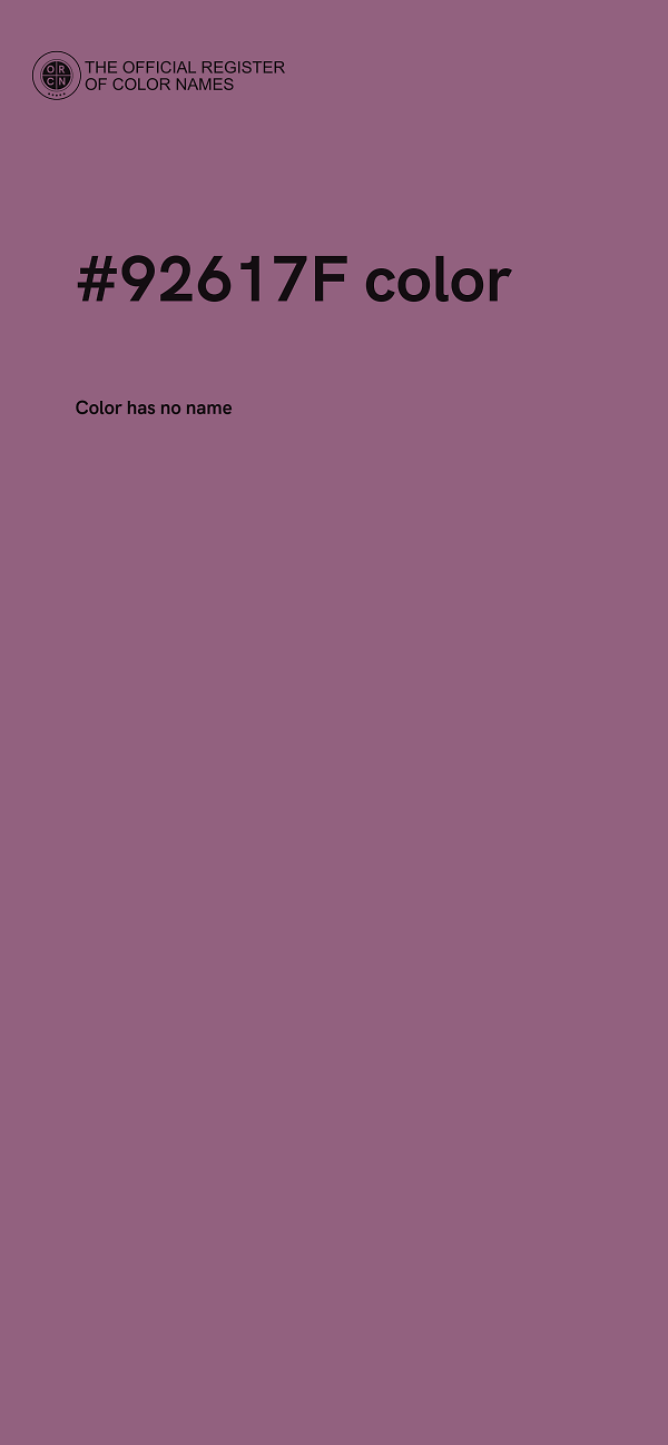 #92617F color image