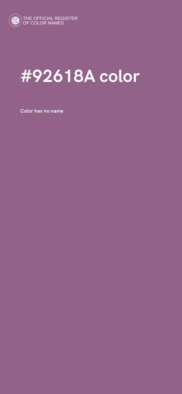 #92618A color image