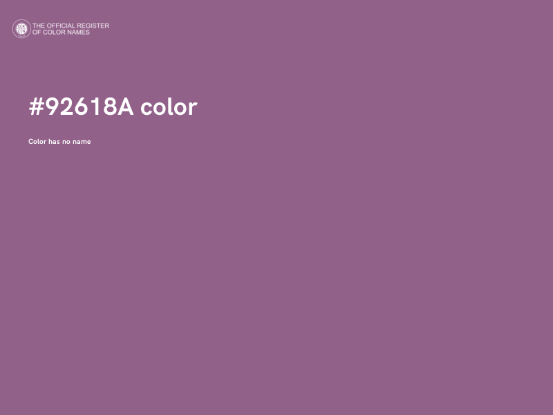 #92618A color image