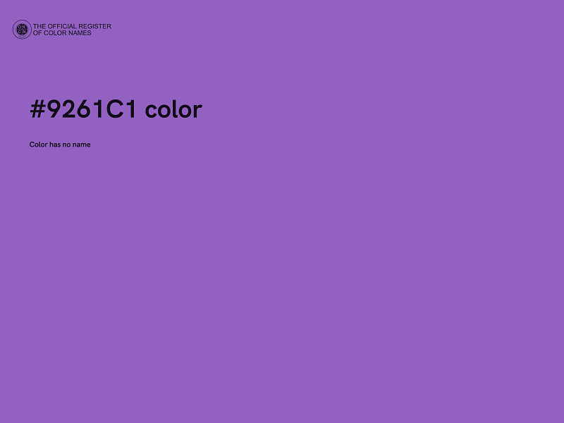 #9261C1 color image