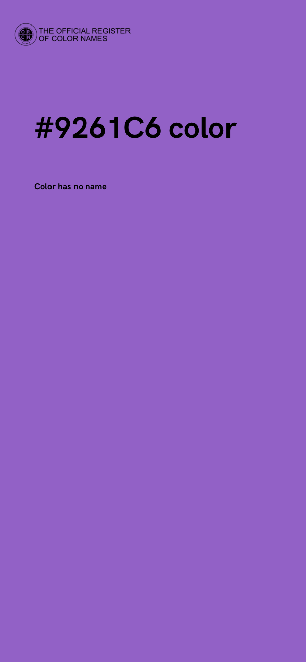 #9261C6 color image