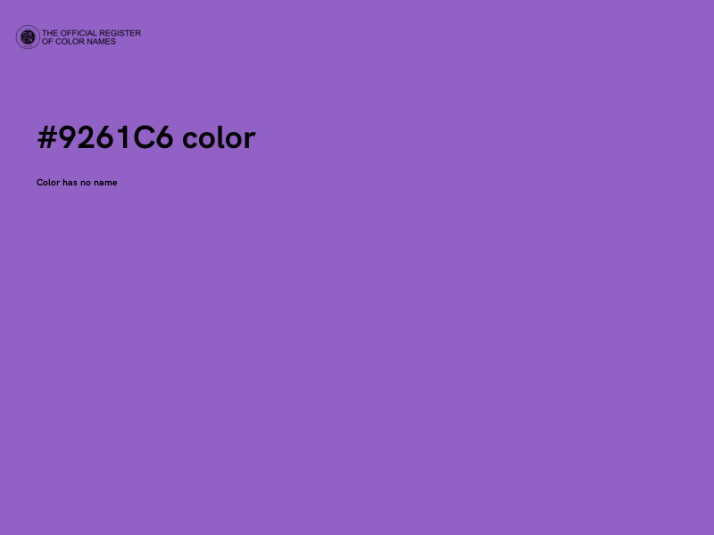 #9261C6 color image