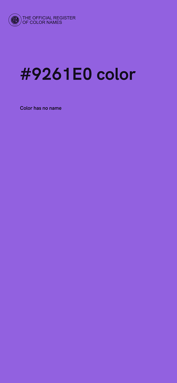 #9261E0 color image