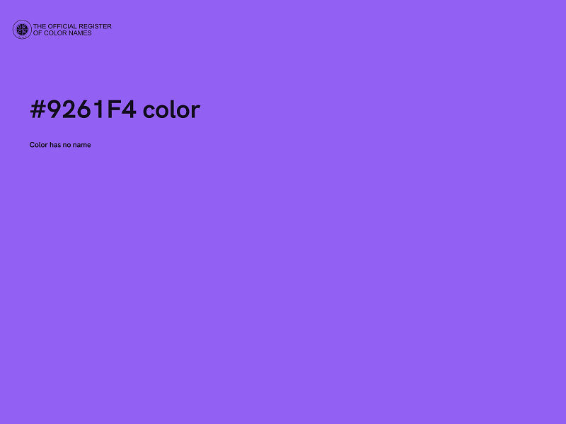 #9261F4 color image