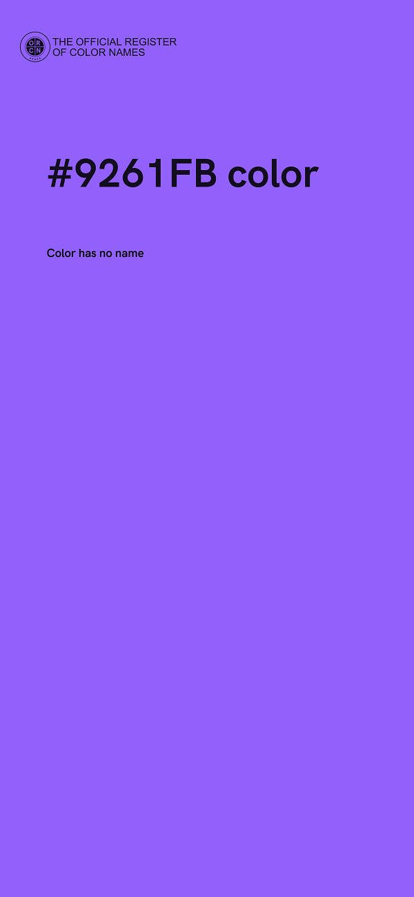 #9261FB color image