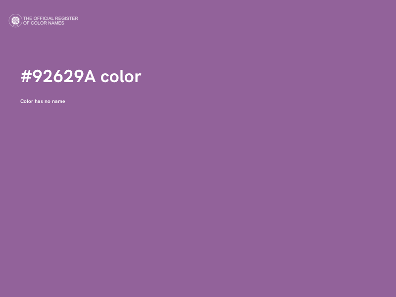 #92629A color image