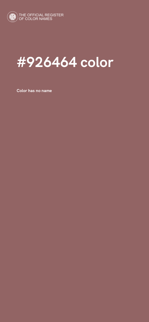 #926464 color image