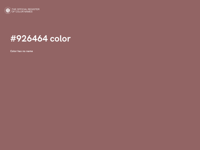 #926464 color image