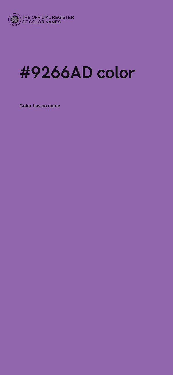 #9266AD color image