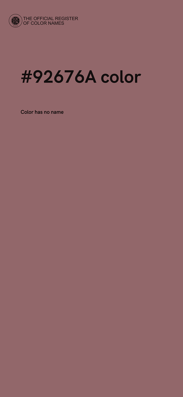 #92676A color image