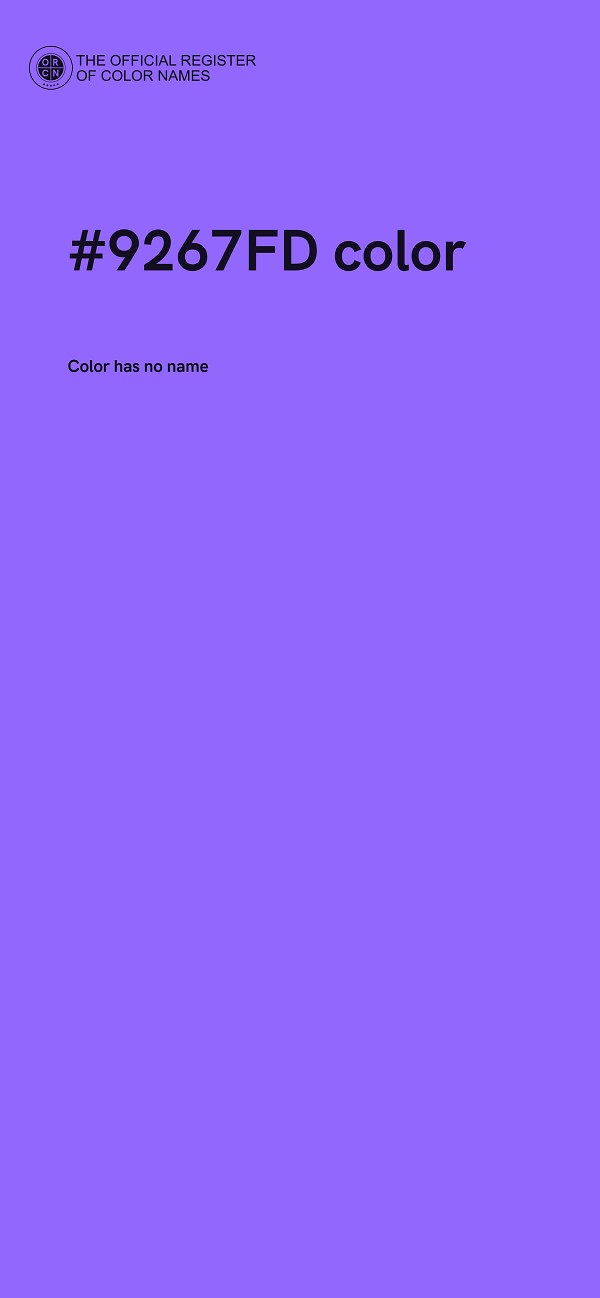 #9267FD color image
