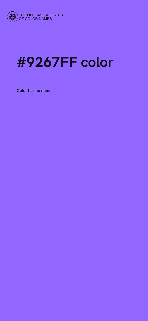 #9267FF color image