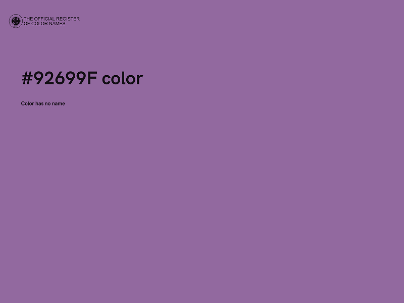 #92699F color image