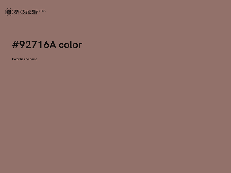 #92716A color image