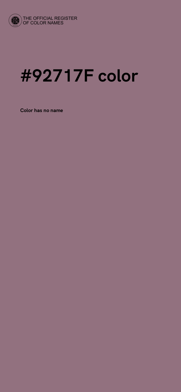 #92717F color image