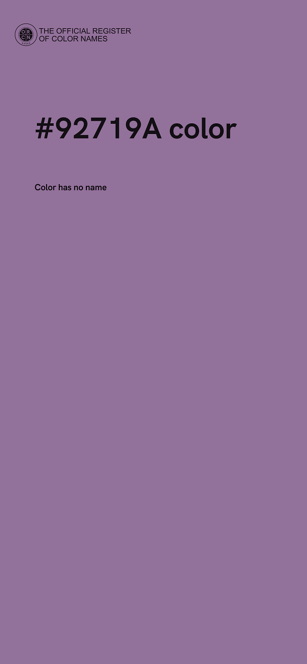 #92719A color image