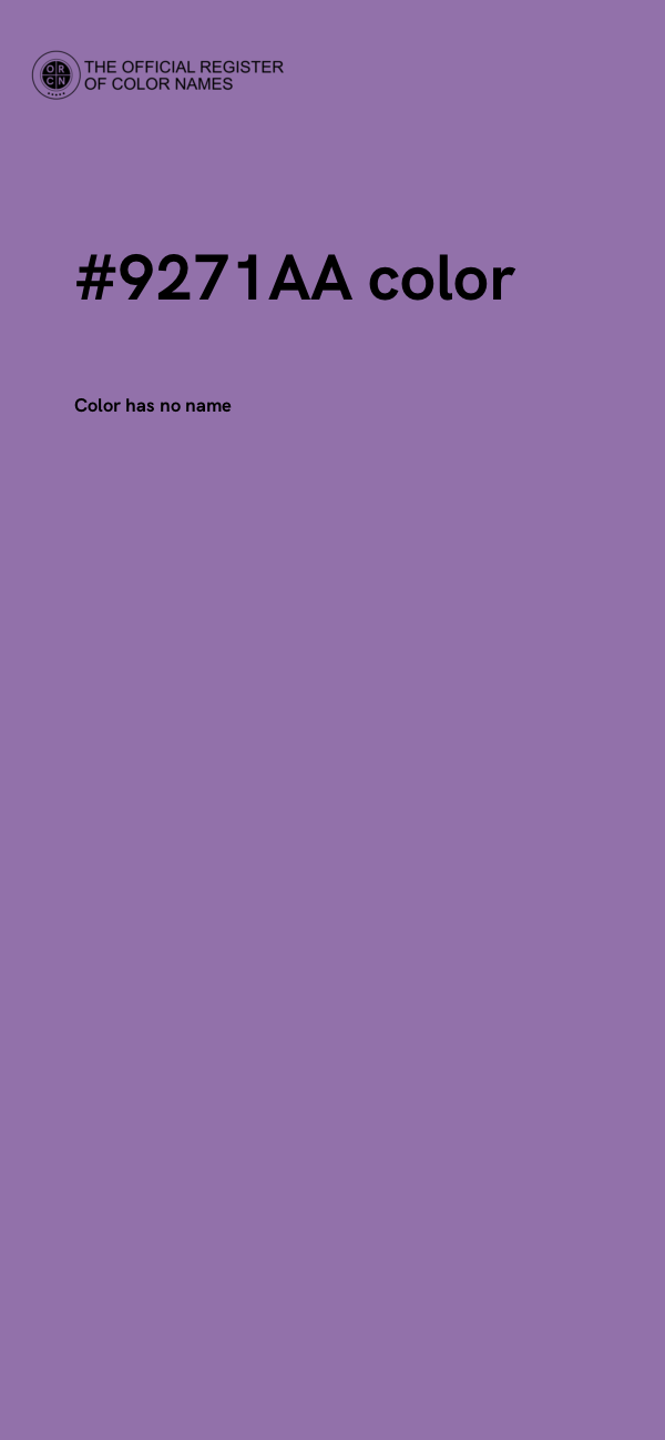 #9271AA color image