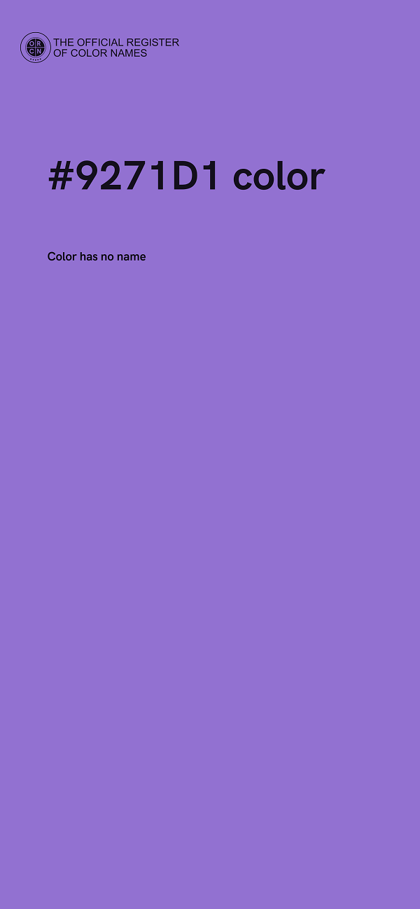 #9271D1 color image