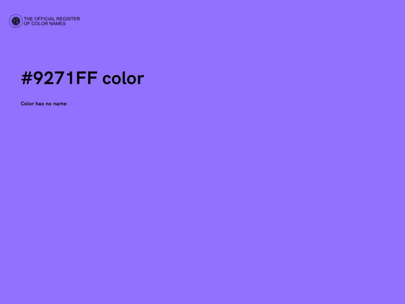 #9271FF color image