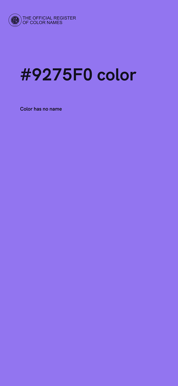 #9275F0 color image